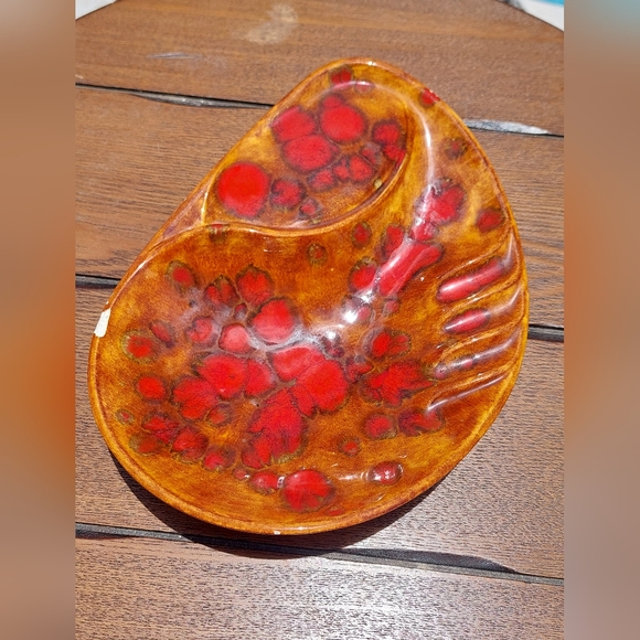 Other - LAST CHANCE!! MCM 1970 Ceramic Glazed Trinket Dish Ashtray Center Piece READ